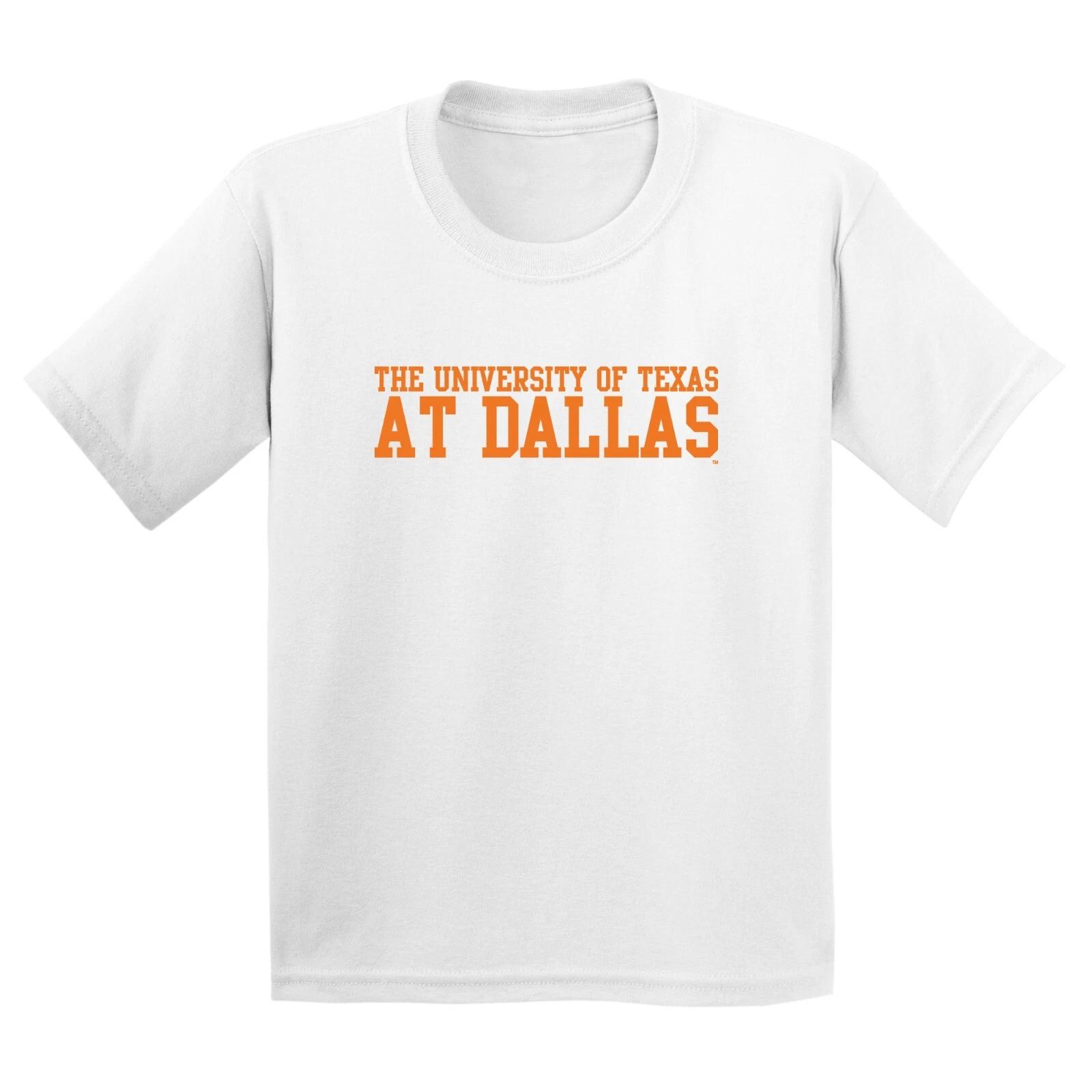 University of Texas Dallas Comets Basic Block Youth T-Shirt - White M