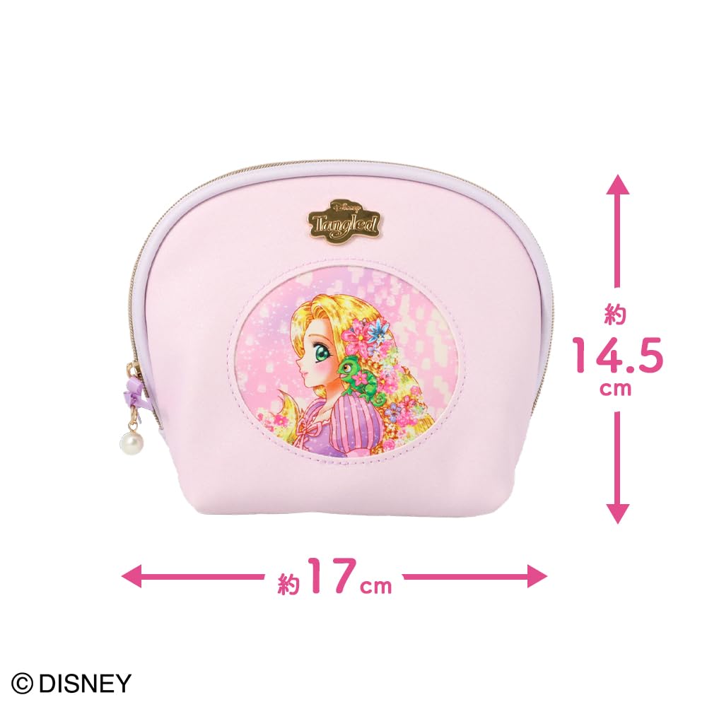 shobido Disney Rapunzel Art Collection Shell-Shaped Pouch, Disney Pouch, Makeup Pouch, Accessory Pouch, Shoko Nakagawa, Shokotan, Shobido