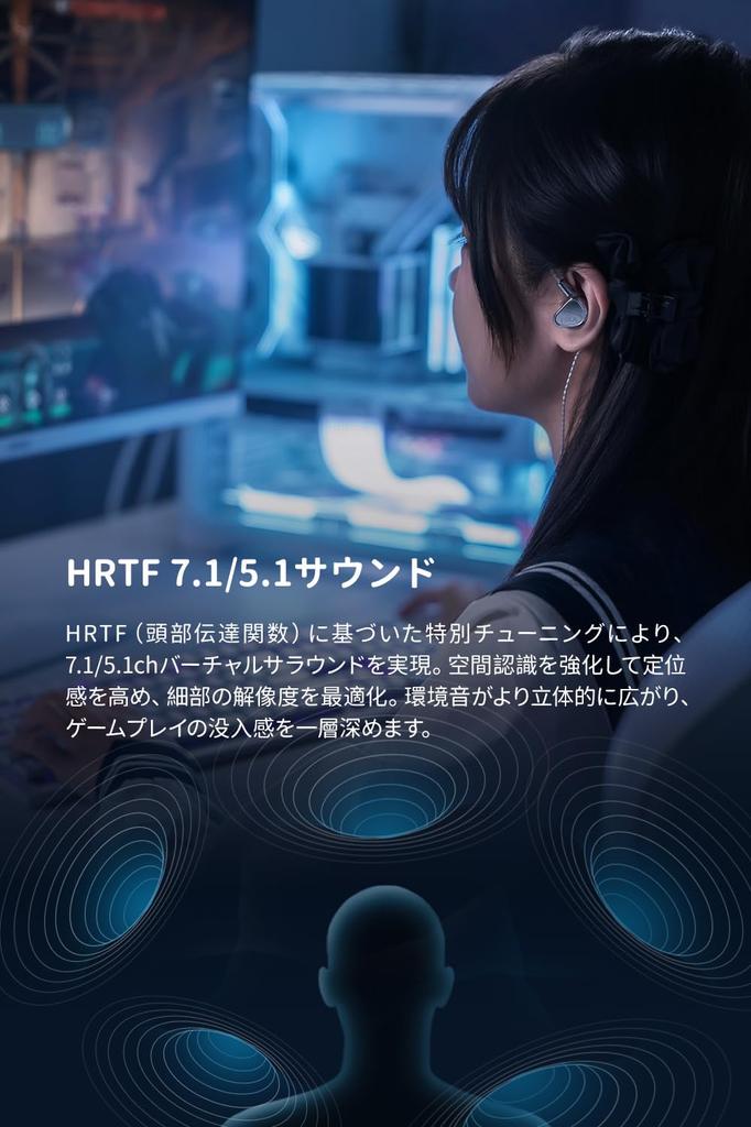 TANCHJIM FOLA Professional Monitors Wired Earphones for Vocals and Instruments with DMT5 Single Dynamic Driver HRTF Virtual Channel Gaming Sound