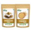 Organic Zing Organic Coriander (Cilantro) Powder (Coriandrum Sativum) for Curries, Pickles | 100% Raw(Coriander + Fenugreek Powder)