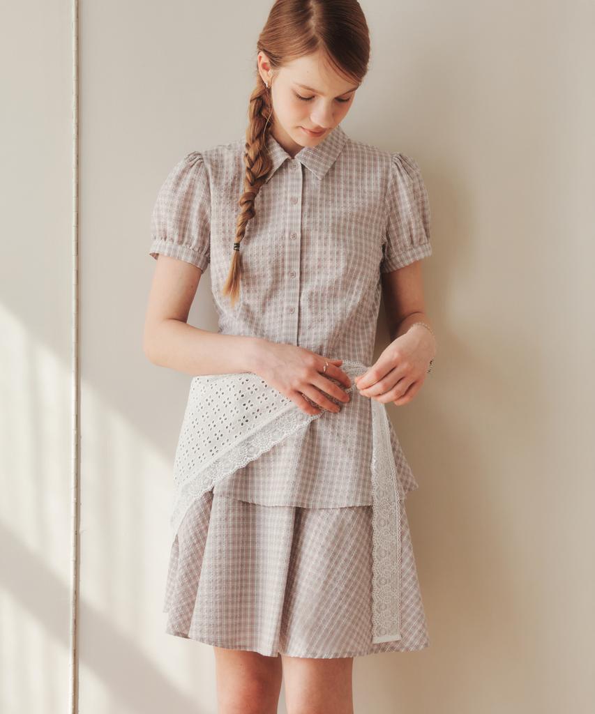 Zero Street Puff Frill Dress / Pink