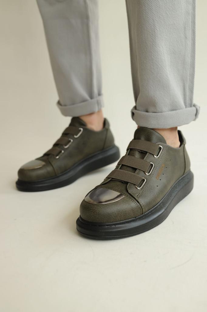 Chekich H New Collection CH251 Mirror Men Shoe White Black Brown Tan