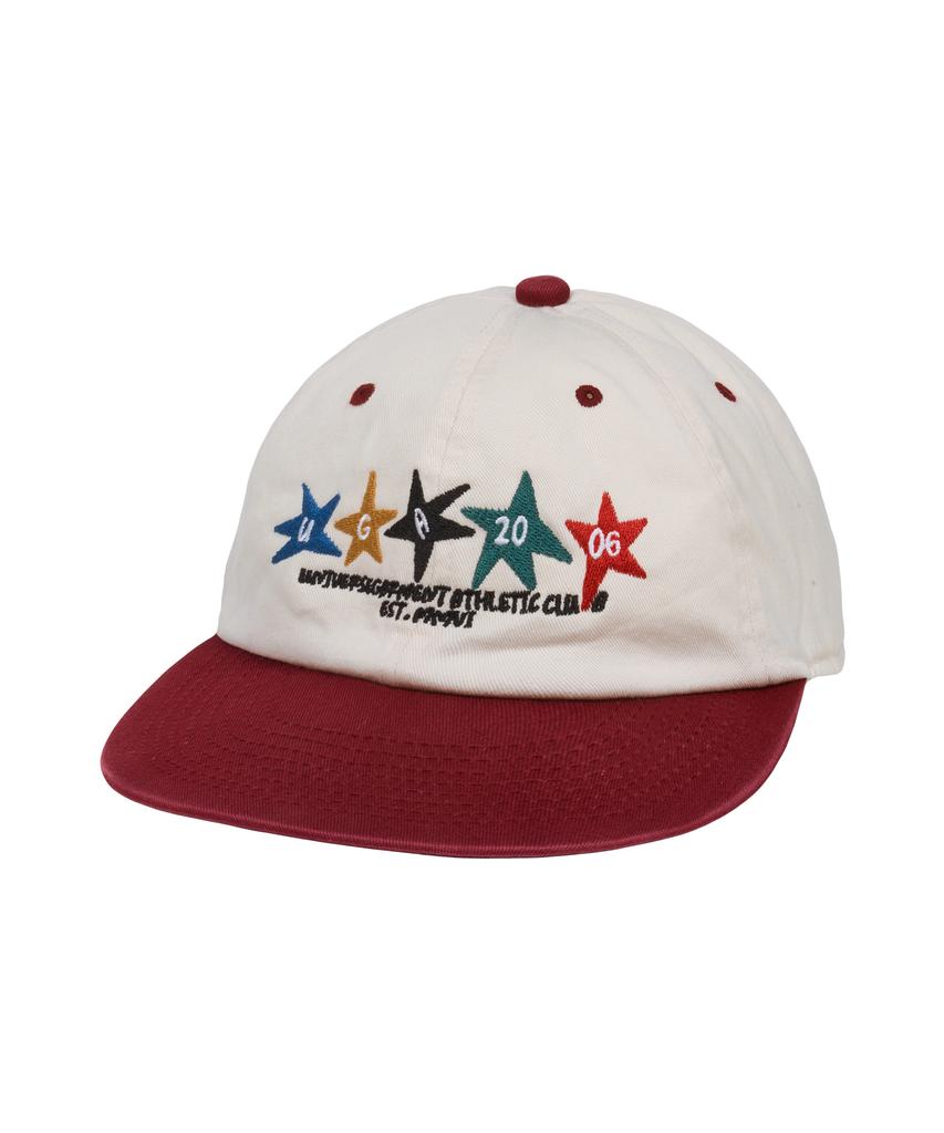 Yunibeoseugameonteu Athletic Two-Tone Washed Cap_Burgundy