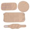 4pcs Castor Oil Pack Wrap Set for Waist Neck Chest Leg Liver Detox Adjustable Button Reusable Soft Castor Oil Packs