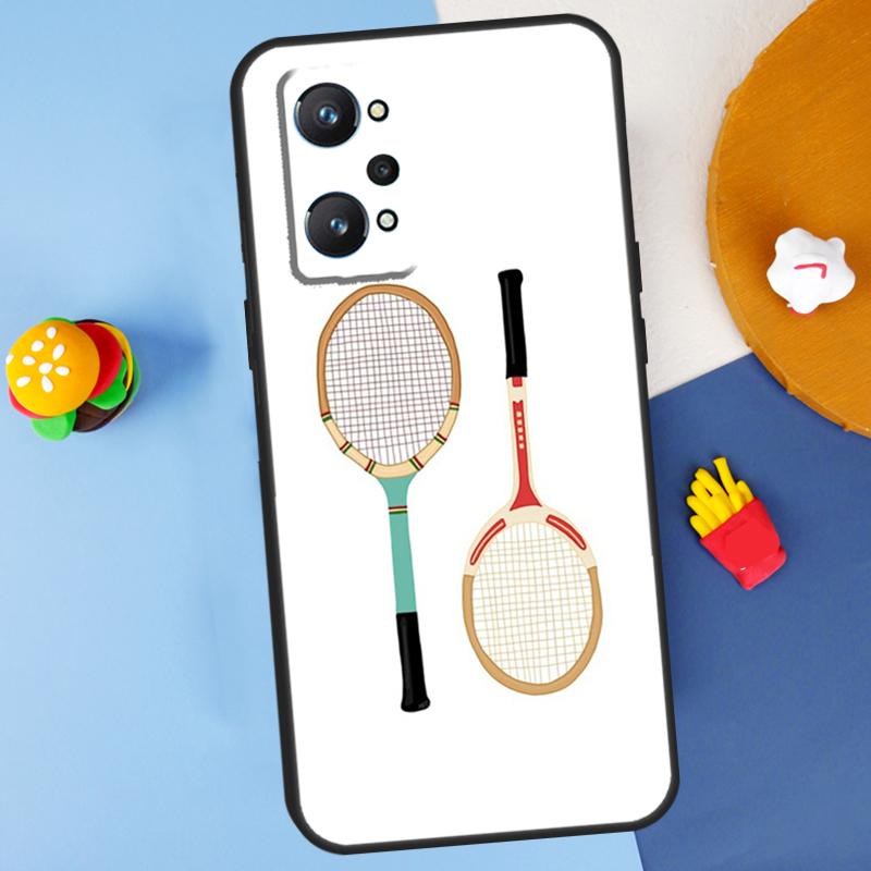

Tennis Ball Rackets For Realme GT 6 6T 5 GT7 Pro C61 C75 C55 C51 C21Y C25S C67 C53 13 12 10 11 14 Pro Plus Case Realme C33