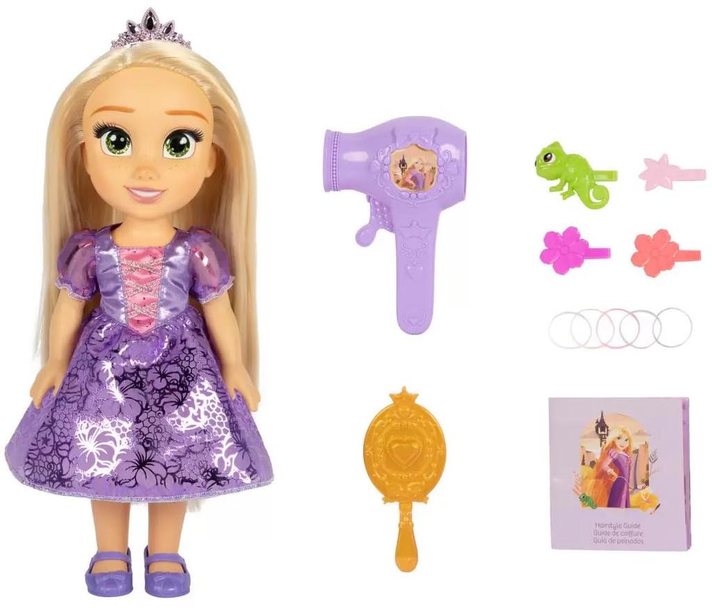 [Disney Princess] Disney Princess Frozen Hair Care Set 1784991 Toddler Doll Hair Dryer Hair Brush Accessories Hair Styling (Rapunzel) [Used]
