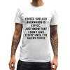 Lustiges Kaffee-Geschenk für Kaffeeliebhaber Männer Frauen Weiß Grau Mehrfarbig T-Shirt