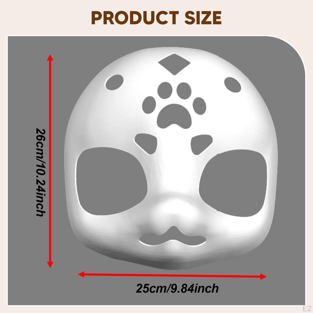 Fursuit Head Base Accessories , Lightweight, DIY Ideal Gifts Cosplay Prop Furry for Adults