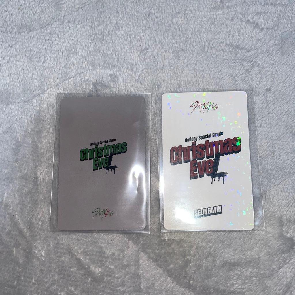 [USED] Stray Kids Seungmin Christmas Evel Myupla Bonus Trading Card Sawe