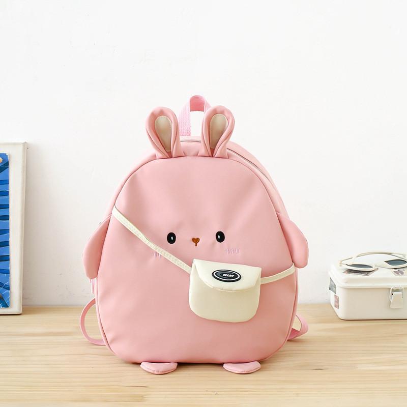 Charming Unisex Toddler Backpack Soft Polyester Lining Fun Animal Pattern School Bag