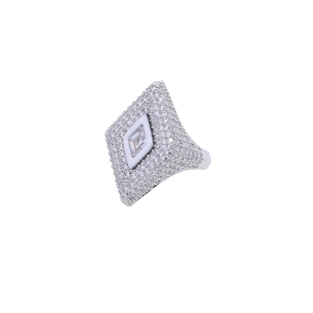 High Quality New Women Jewelry Open Adjusted Size #4.5 Geometric Pinky Ring