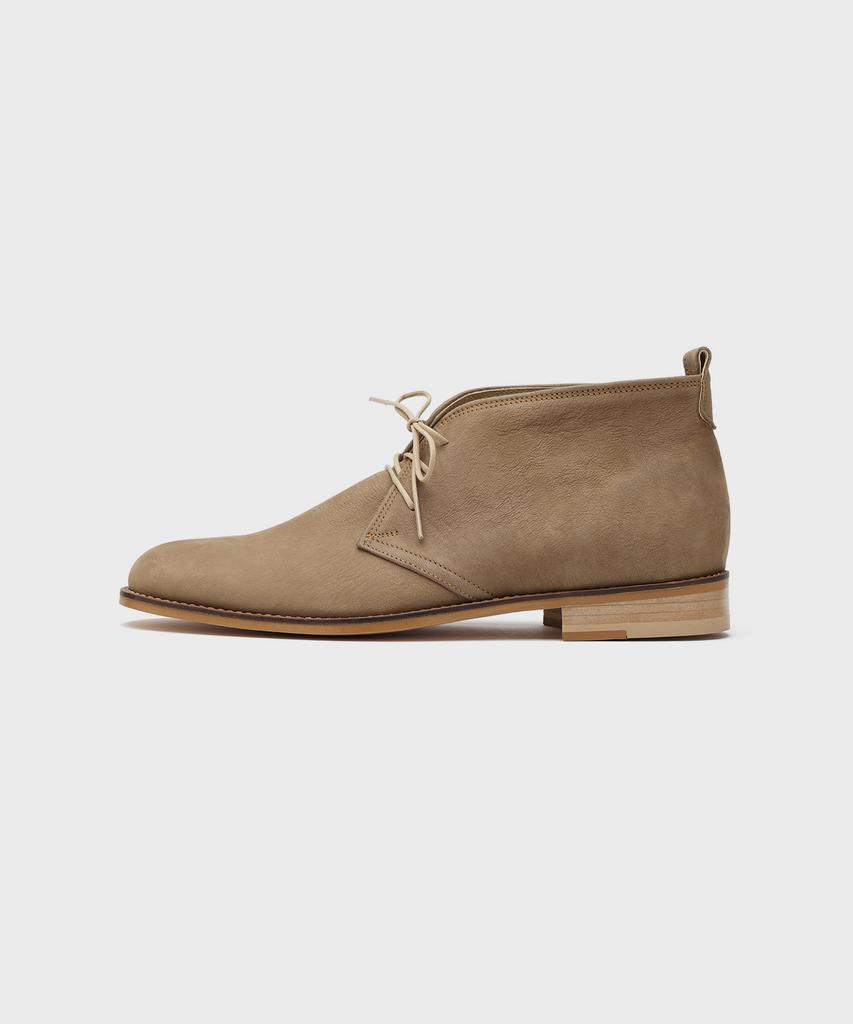 Firenze Atelier Standard Round-Toe Chukka Boots 7702 [Beige Nubuck]