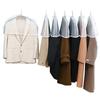 5pcs Dust Cover Clothes Hanging Suit Coat Garment Protector Storage Bag Case Shoulder Dustproof Wardrobe Organizer Home Supplies