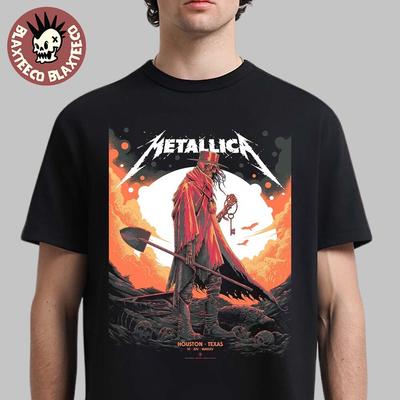 Metallica M72 Houston 2025 NRG Stadium 14. Juni Pop-Up-Shop Nachdruck Unisex T-Shirt