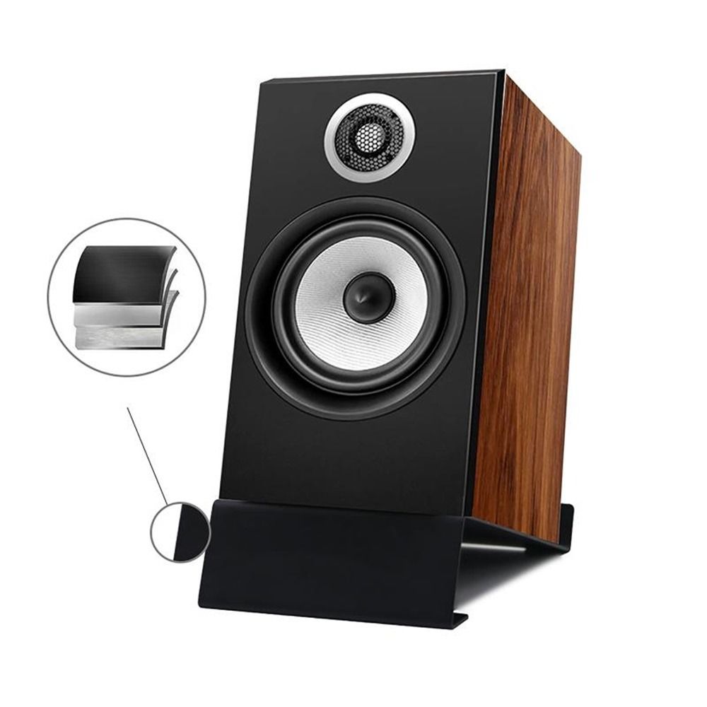 1Pcs Metal Desktop Speaker Stand Monitor Speaker Stand  for Speakers Under 4.5inches 6.5inches