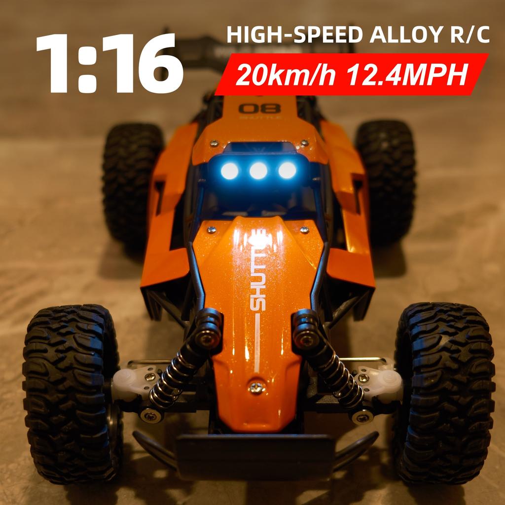 1:16 Scale Rc Car All-Terrain Off-Road Crawler - 2.4G Remote Control Car with 20 Km/h Speed, Perfect for Christmas, Halloween