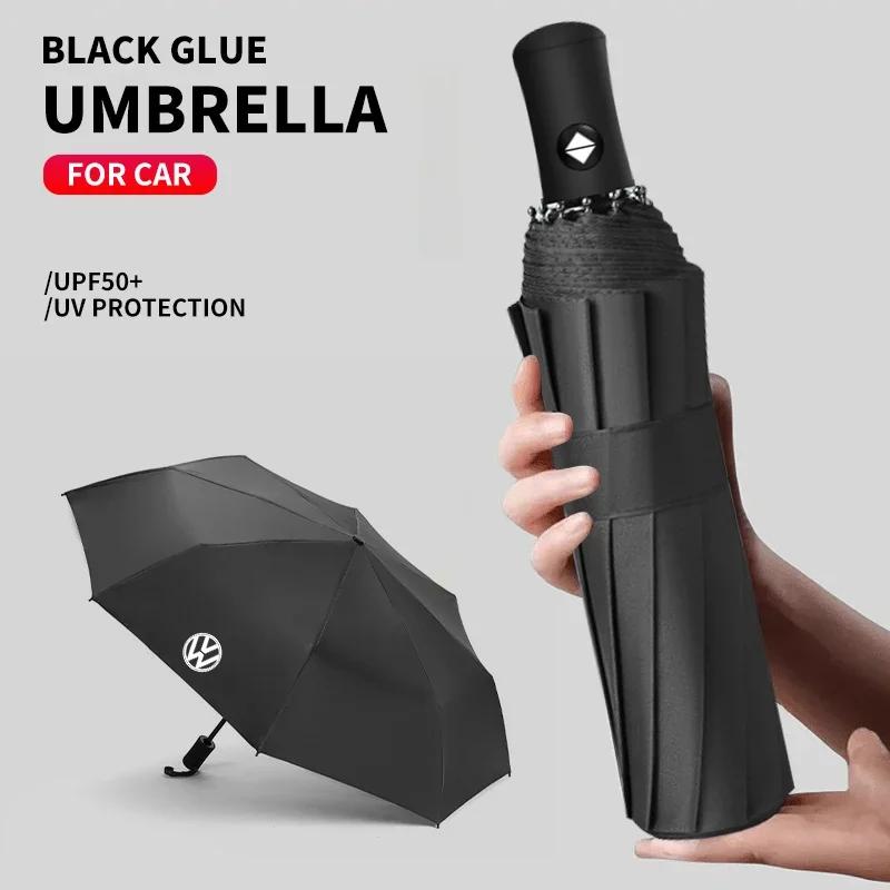 1pcs New Car Automatic Folding Windproof Sunshade Umbrella For Volkswagen Polo Passat B5 B6 B7 T4 T5 Golf 4 5 6 Tiguan Jetta Gol
