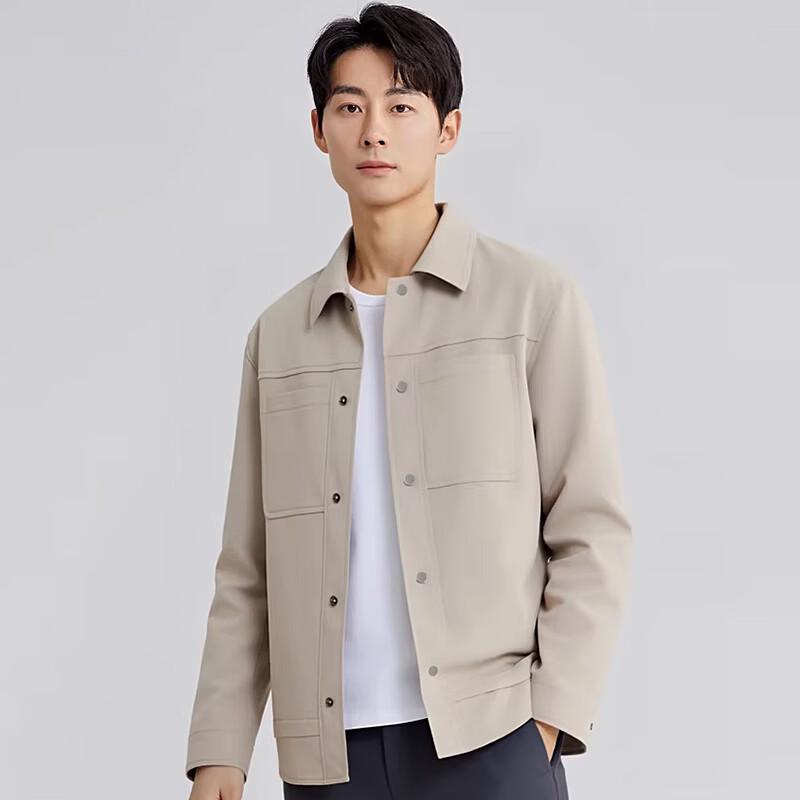 

Fengxun Men s Lapel Business Casual Jacket FXQS2355 L