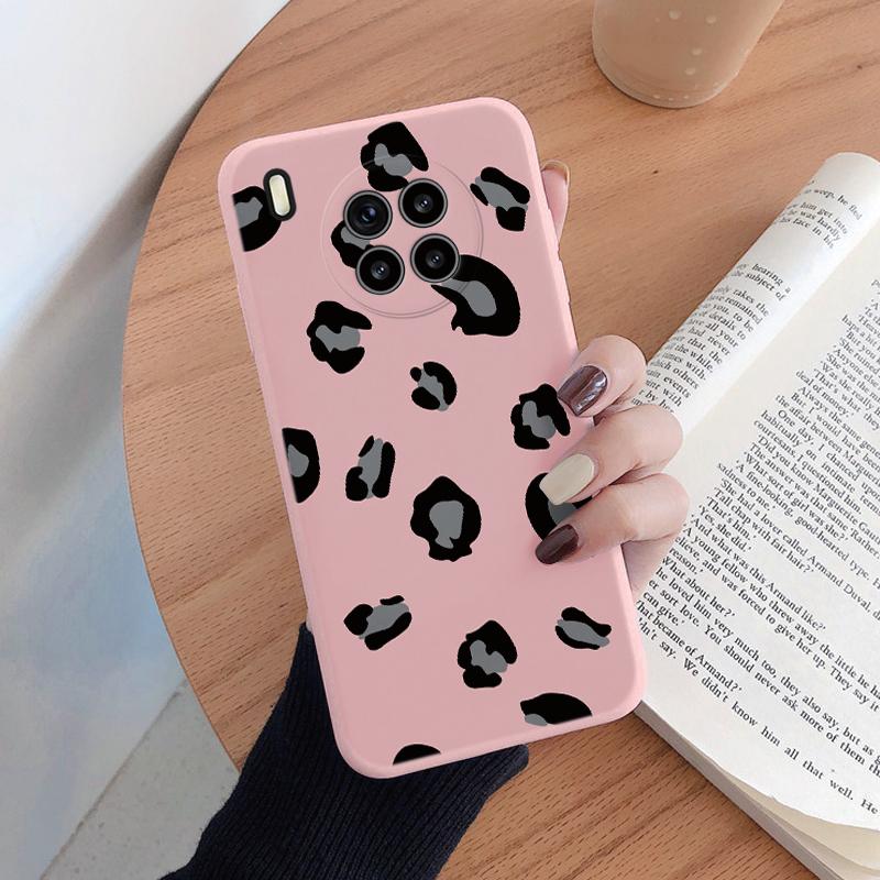 For Honor 50 Lite Huawei Nova 8i Phone Case Fashion Leopard Print Cover Soft Silicone Shockproof Fundas For Honor 50Lite Coque