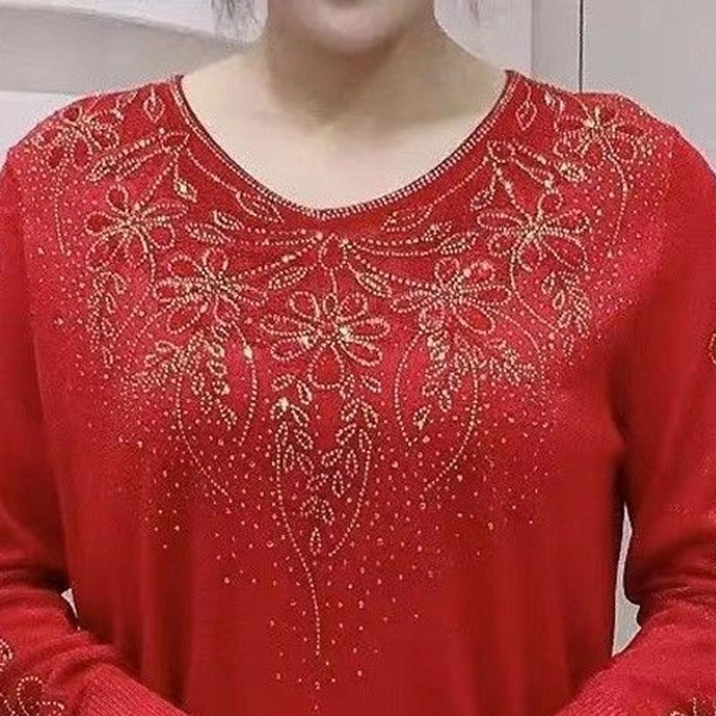 Spring Autumn V-neck Long Sleeve Sweater Women High Street Patchwork Pullovers Screw Thread Solid Color Y2K Tops