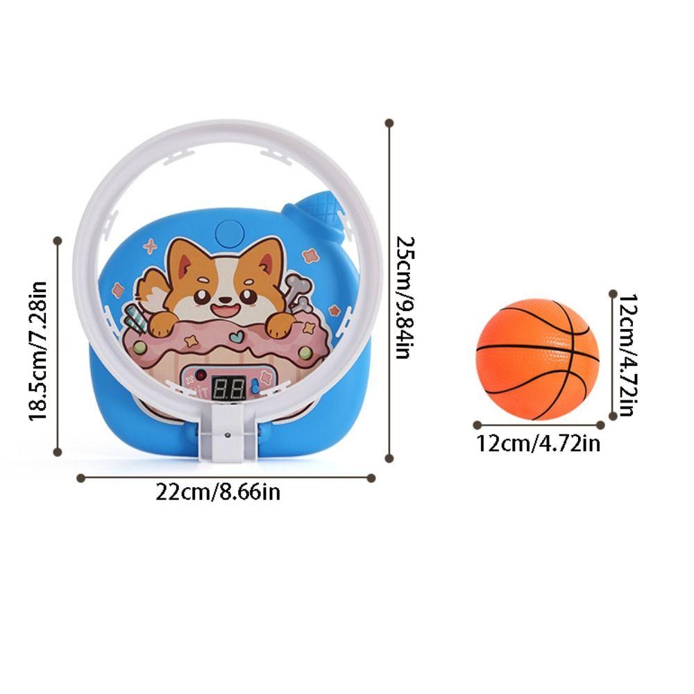 Wall Mount Baby Basketball Toy Set Foldable Basketball Training Toy  Bedroom Play