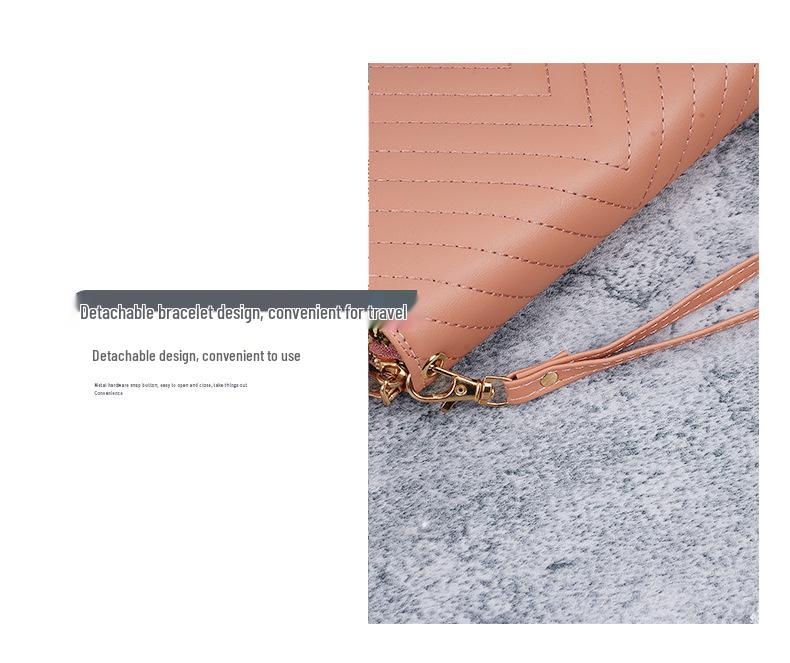 Women's Embroidered Long Wallet Clutch, 2024 Korean Summer/Autumn Edition, with Multi-Card Slots