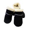 4Pcs Waterproof Snow Boots Thick Pet Footwear Warm Pet Foot Cover  Dog