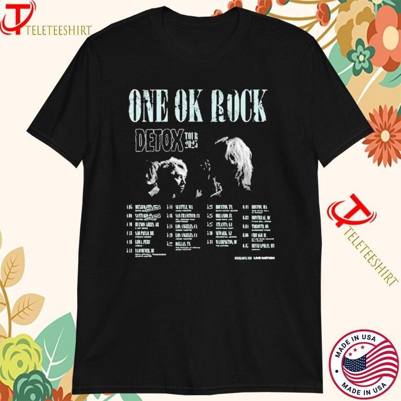 One OK Rock Detox Tour 2026 Dates T-Shirts S-5XL Multicolor XXXXL
