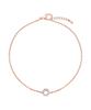 Rose Circle BL253B1223 Women's Bracelet Cubic Simple Daily Rose Gift Bracelet