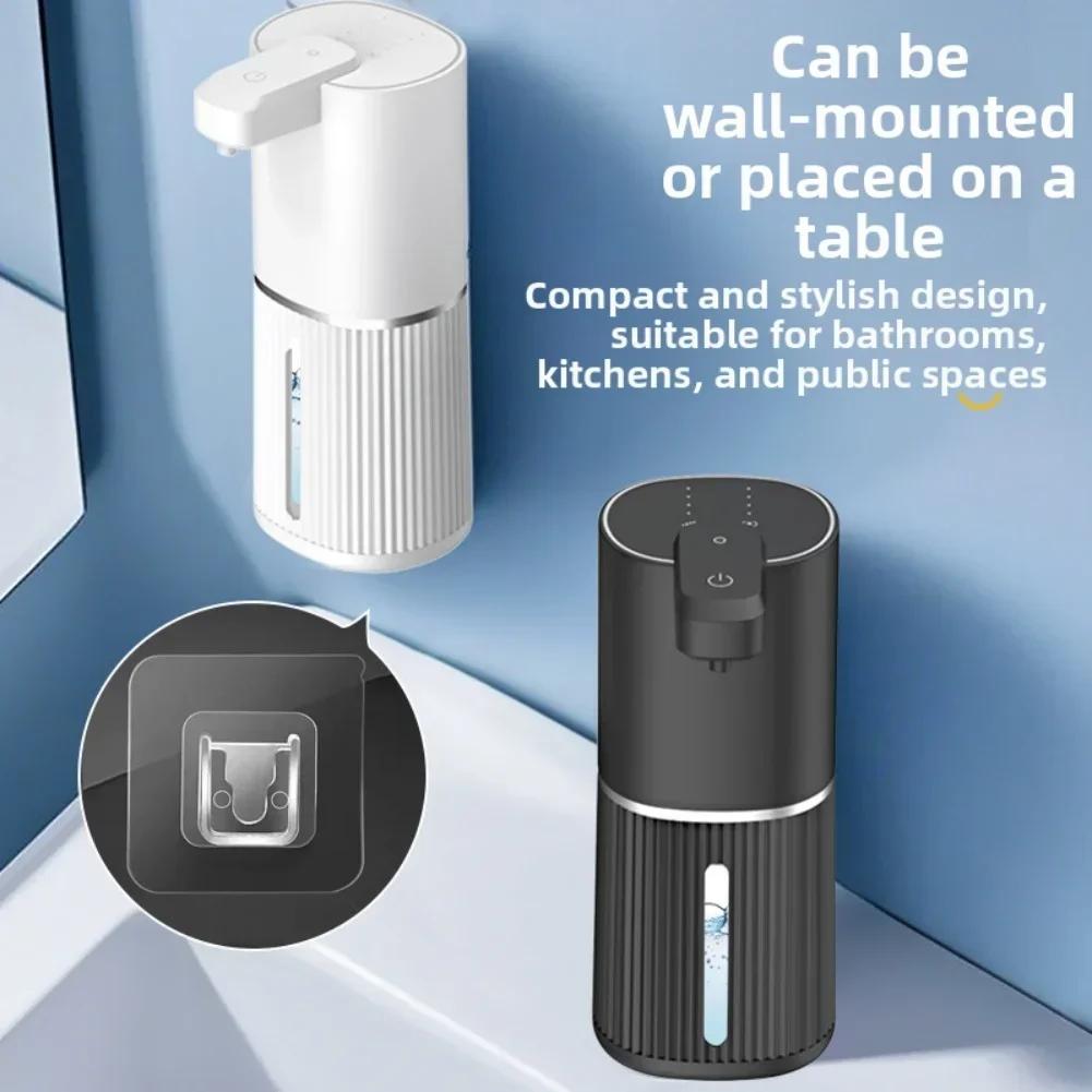 1200 mAh USB Rechargeable Automatic Soap Dispenser IPX5 Waterproof Touchless Sensor for Kitchen Bathroom and Office