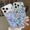 Small Case For iPhone 17 Air 16e 16 15 14 Pro Max 13 17 Pro Max Shockproof Colorful Butterfly Pattern Hard PC Phone Cover