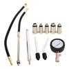 17pcs Cylinder Compression Tester Kit 0‑300PSI Engine Uvinersal Cylinder Pressure Detection Digital Gauge