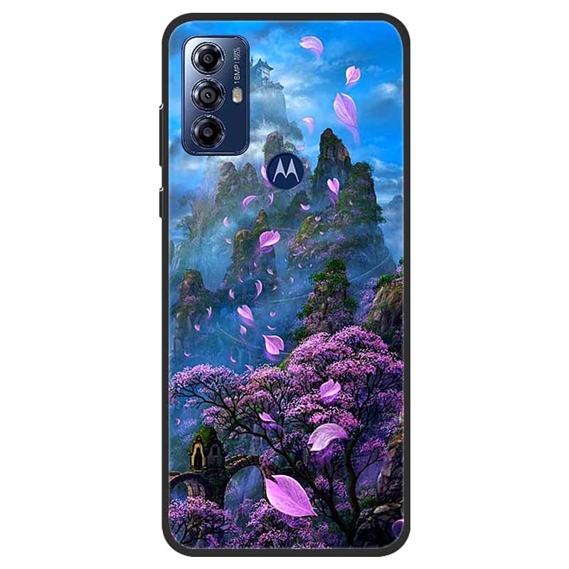 Für Motorola Moto G Play 2023 Hülle Weiche Silikon-Rückseite für Moto G Play 2023 Hülle GPlay 2023 Schwarze Handyhülle