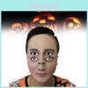 Halloween Ghost Face Latex Mask With Four Eyes For Horror Party Pranks