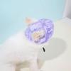 Summer Pet Baseball Cap with Ear Holes Adjustable Dyed Comfortable Dog Hat for Small Medium Dogs Outdoor Activities Home Use