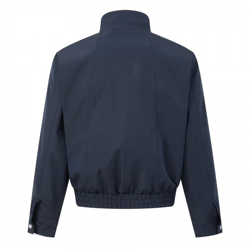 Mens Street Style Stand Collar Jacket Button Decor Loose Fit Casual Outerwear