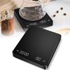 Professional Coffee Scale Digital 0.1g Precision Timer USB Rechargeable 3kg Max LED Screen for Espresso Kitchen Brewing