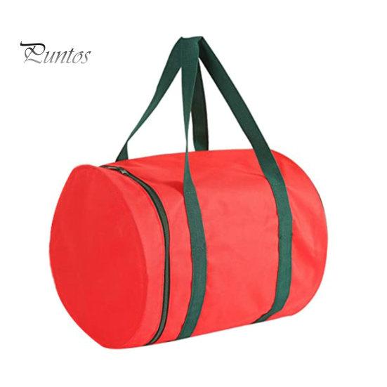 

Сумка для хранения рождественских гирлянд большой емкости на молнии, пыленепроницаемая с ручкой, органайзер для хранения рождественских гирлянд красный