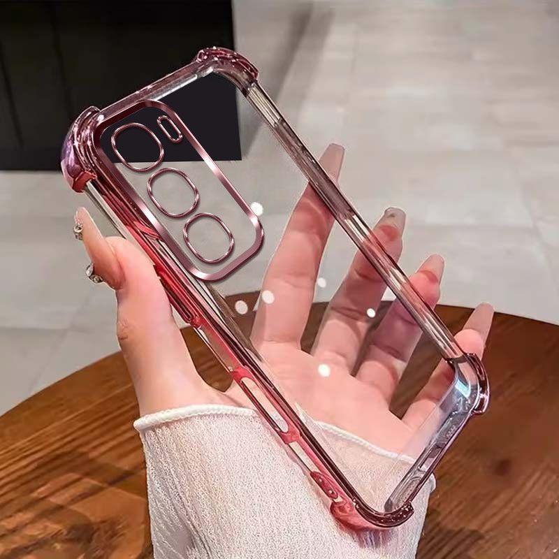 For Infinix Hot 50 4G Case Infinix Hot 50 5G Phone Case Hot 50 Pro Plus + Cover Four Corners Thickening Silicone Soft back cover
