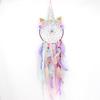 Silver Horn Unicorn Dream Catcher Ornaments for Girls' Rooms