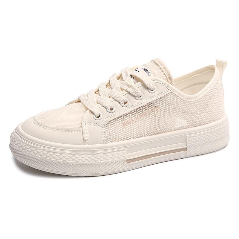 Little White Shoes Children's Summer New Female Student Casual Mesh Versatile Board Shoes Street Auction