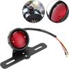 3 Wires Motorbike Tail Light Small LED Rear Brake Light Retro Motorcycle Brake Light  for Cruiser