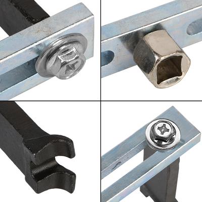 Tapa de la bomba de combustible, removedor de la cubierta del tanque, herramientas de reparación de automóviles ajustables, accesorios para automóviles, herramienta de llave de 2 mordazas universal