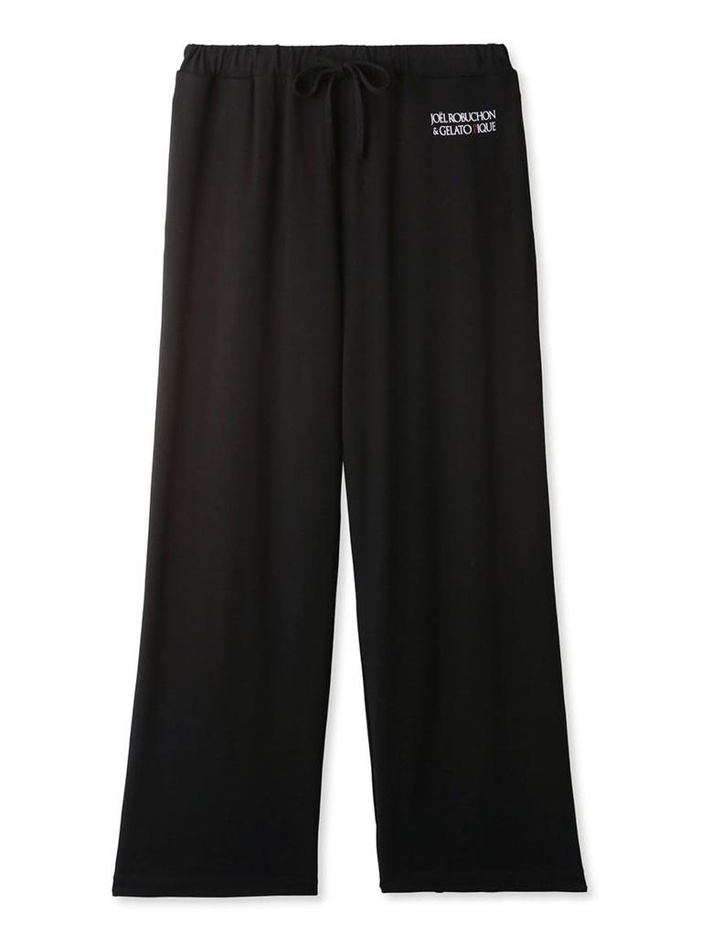 gelato pique Joeru Robushon Logo Long Pants PWCP235291 Black Free Size One-Point Women's