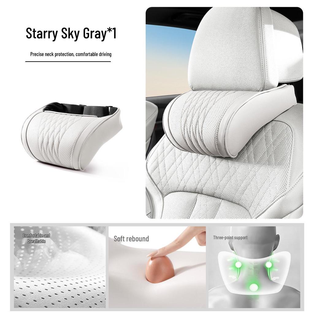 Universal Car Headrest & Neck Support Pillow - All-Season Comfort for Drivers