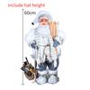 60cm Big Santa Claus Dolls  Xmas Pendants 2025 Merry Christmas Tree Decor for Home Kids Naviidad Presents Noel Gifts Natal