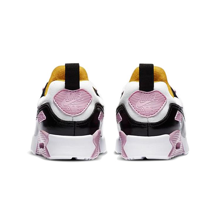 New Nike Air Max 90 Low Top Running Shoes Black Pink Infant And Toddler 881924-022