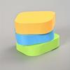 12 Pads Mini Neon Sticky Notes Colorful Square Rounded Edge Self Adhesive Memo Pad Set