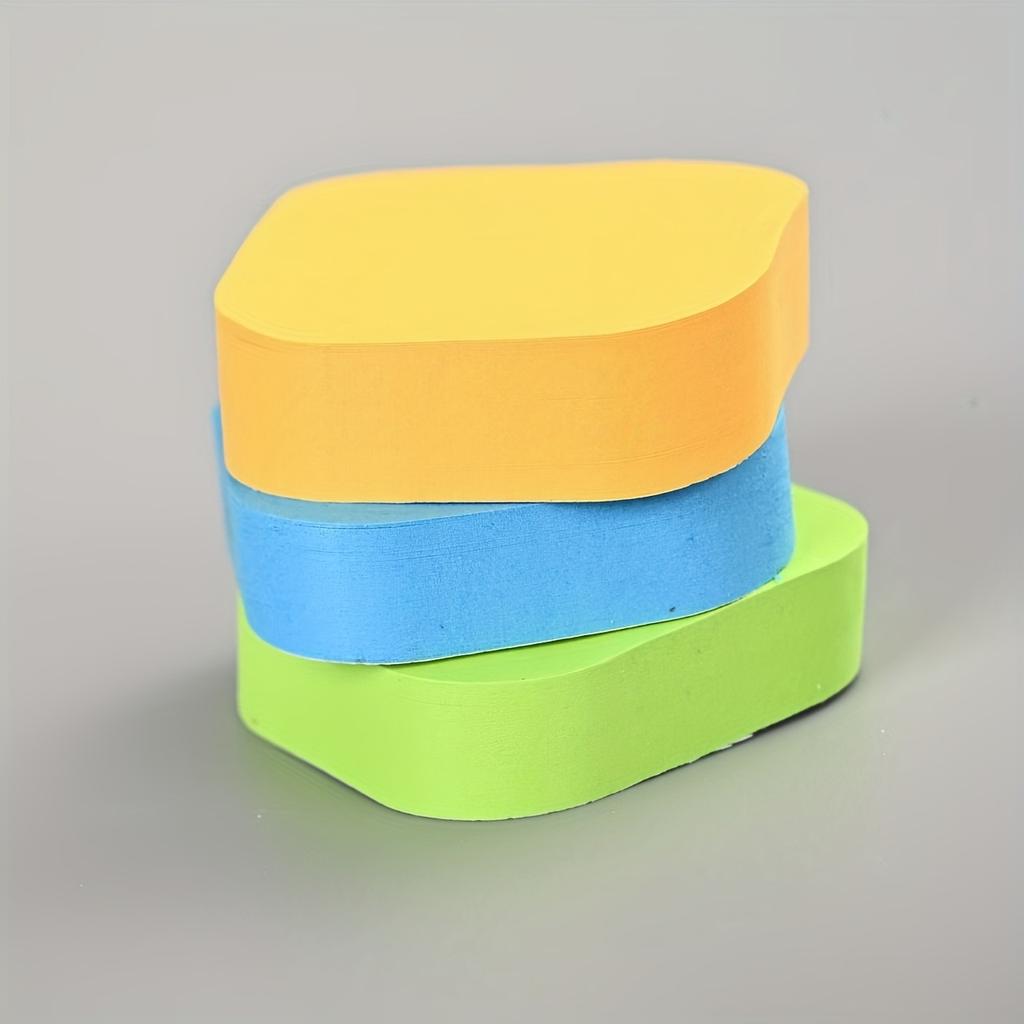 12 Pads Mini Neon Sticky Notes Colorful Square Rounded Edge Self Adhesive Memo Pad Set