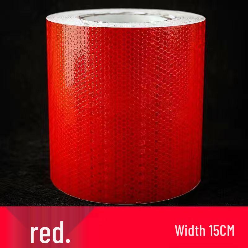 Φθορίζουσα Ανακλαστική Ταινία Ασφαλείας: Πλάτη 5CM, 10CM, 15CM για Νυχτερινή Κυκλοφορία, Προειδοποίηση Αποφυγής Σύγκρουσης